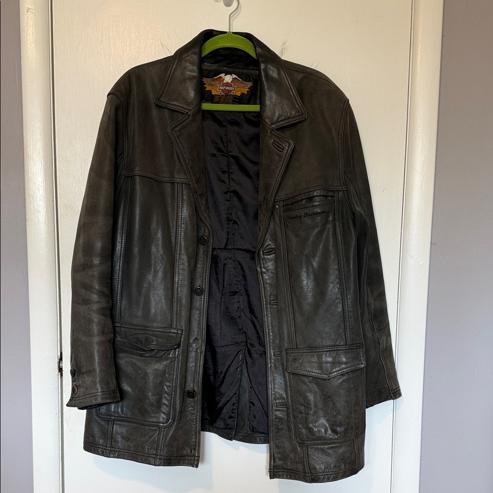 Vintage Men's Harley Davidson Leather Jacket